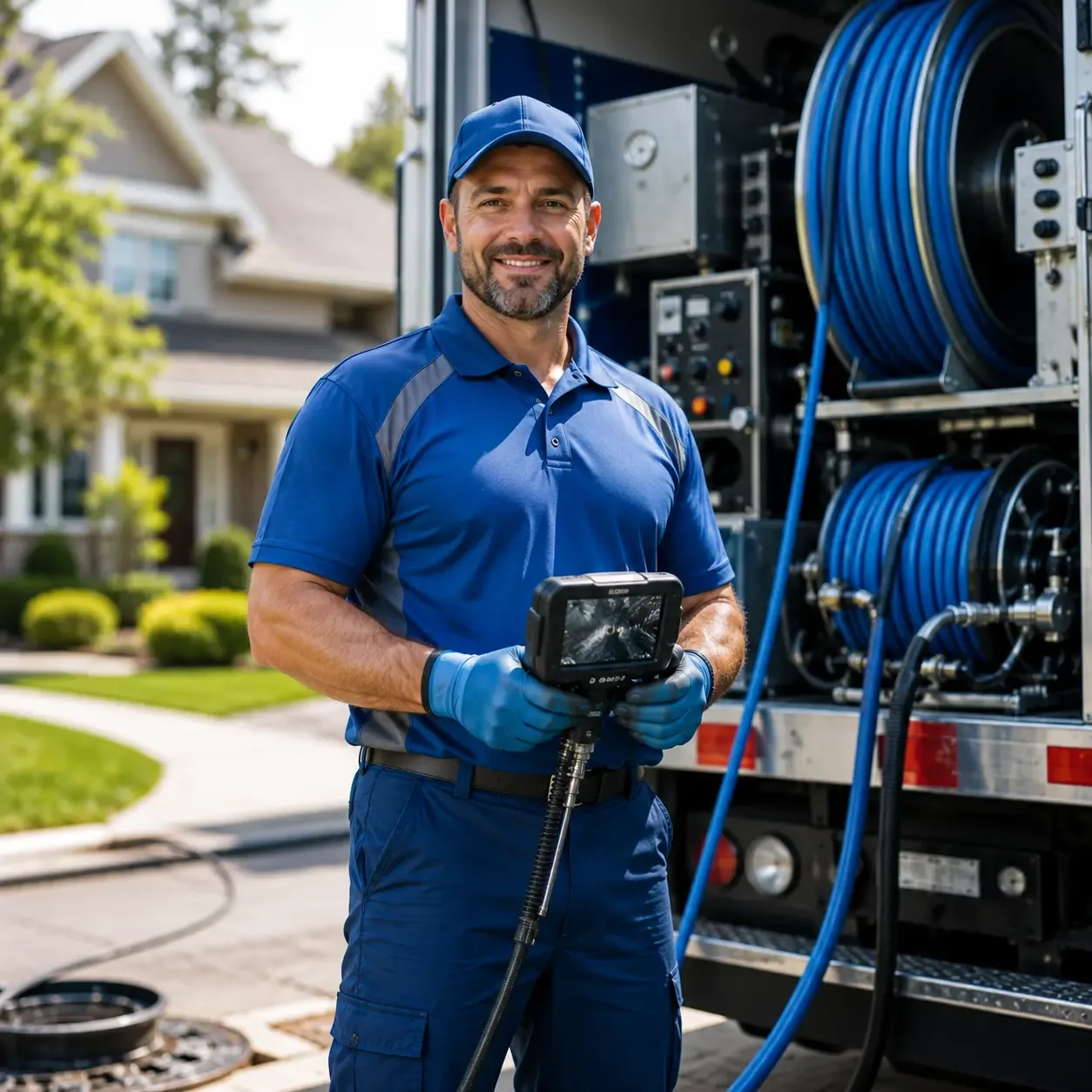 Local outdoor drain cleaning specialists in Harveysburg, OH